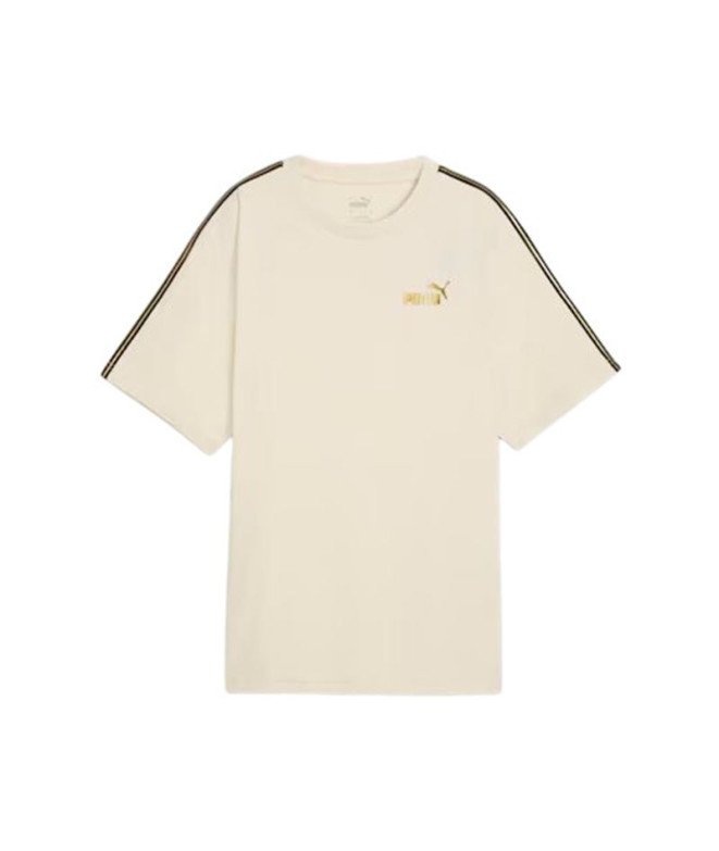 Camiseta de Puma Ess Tape Minimal Gold Mujer Black