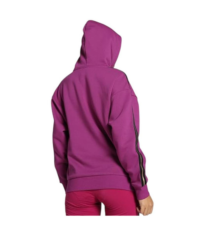 Moletom Mulher camisola com capuz Fl Magenta...