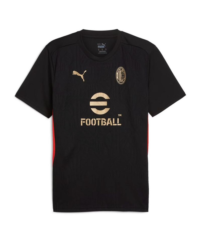 Camiseta de Fútbol Puma Acm Training Jersey Hombre Black/Red