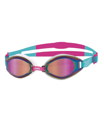 Lunettes de natation Zoggs Endura Miroir Aqua/Rose