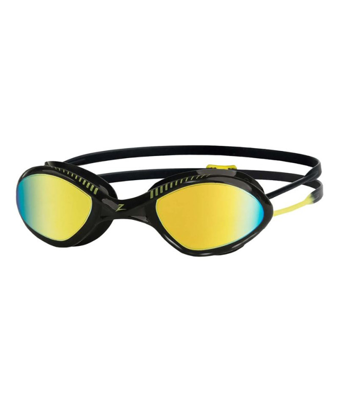 Gafas de Natación Zoggs Tiger Titanium Negro/Amarillo