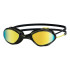 Gafas de Natación Zoggs Tiger Titanium Negro/Amarillo
