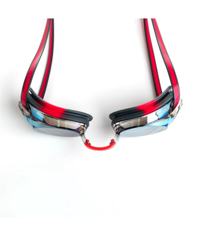 Gafas de Natation Zoggs Racer Titanium Grey/Red