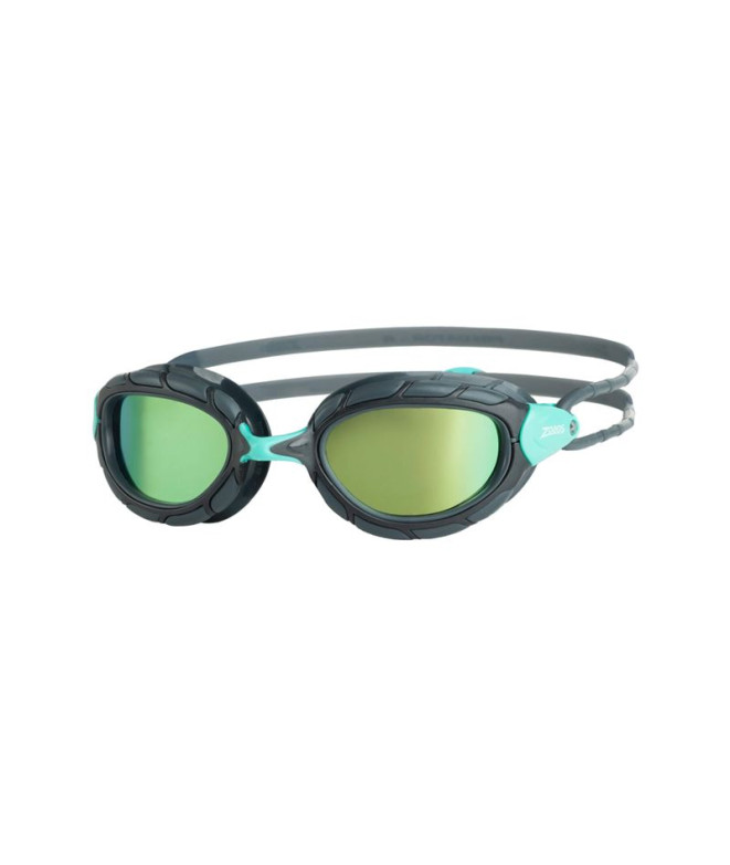 Gafas de NataçãoPredator Zoggs Titanium Reator Cinzento turquesa