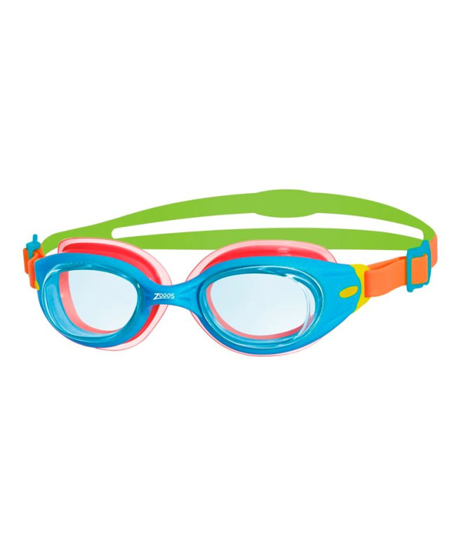 Gafas de natação Zoggs Little Sonic Air Azul/Laranja