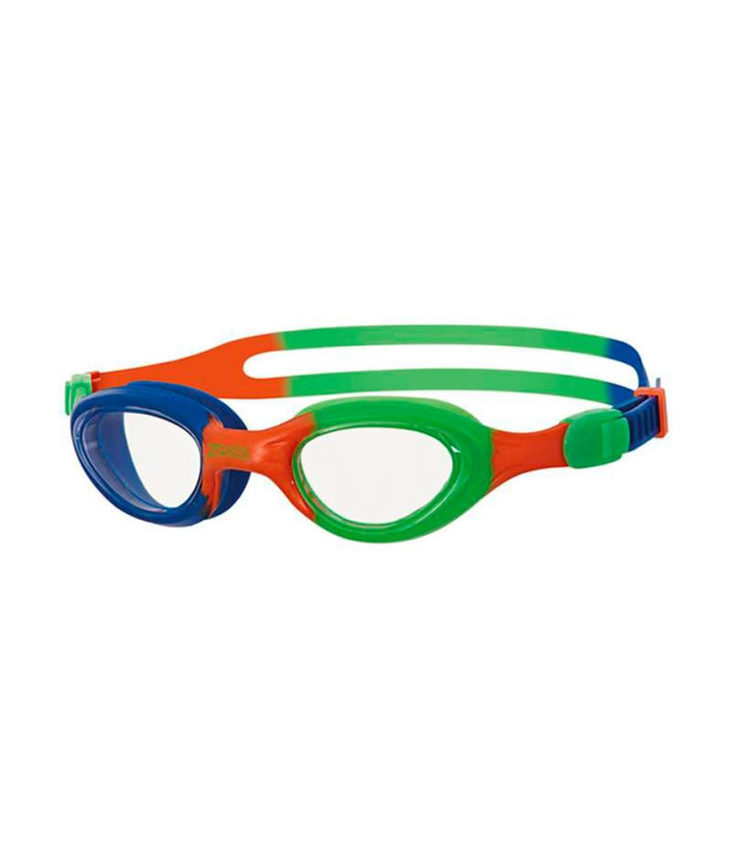 Gafas de natação Zoggs Little Super Seal Laranja/Verde