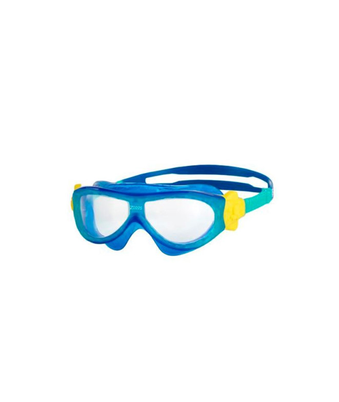Gafas de Natación Zoggs Phantom Mask Infantil Azul Turquesa