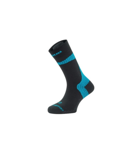 Calcetines Enforma Tibial Negro Azul