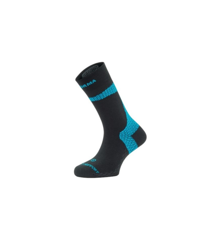 Calcetines Enforma Tibial Negro Azul