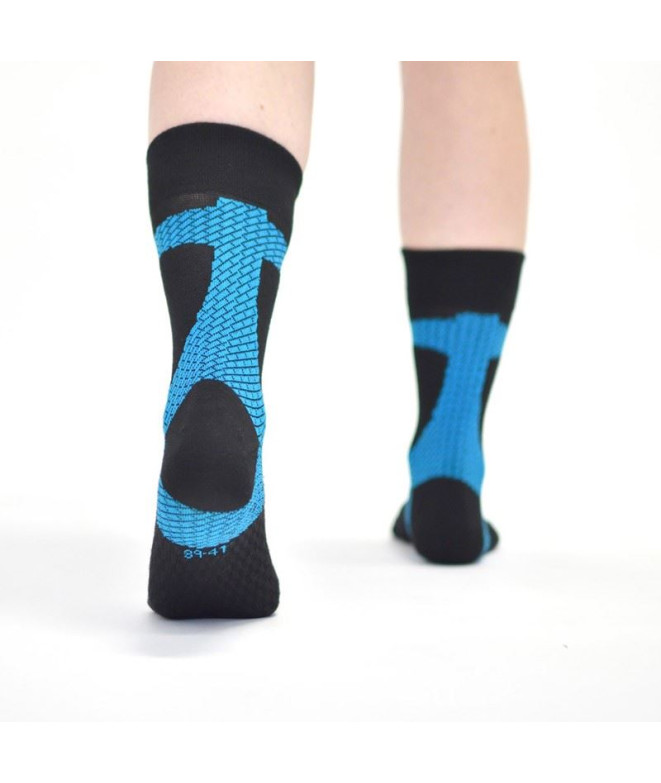 Calcetines Enforma Achilles Support Negro / Azul
