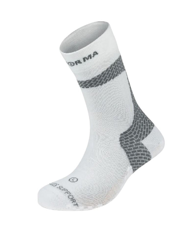 Chaussettes Enforma Achilles Support Blanc / Gris