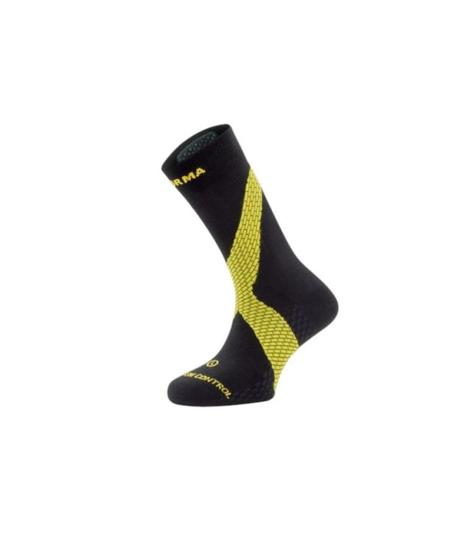 Calcetines Enforma Pronation Control Negro / Amarillo