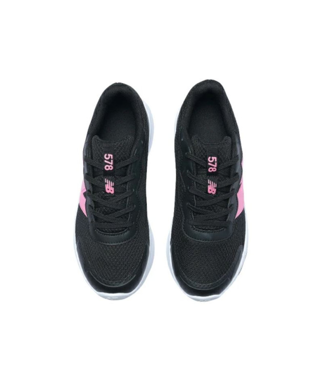 Zapatillas New Balance 578 V1 Infantil Negro/Rosa