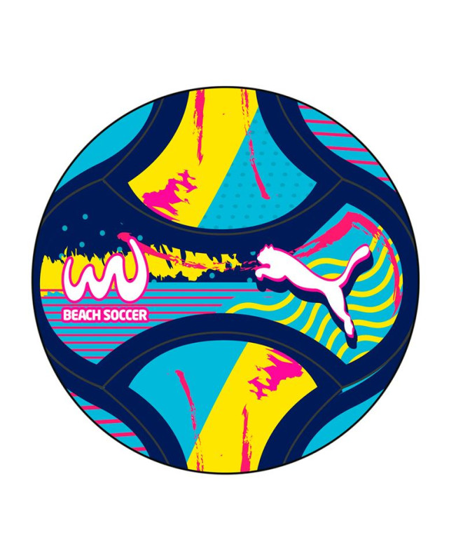 Balón de Fútbol Puma Beach Football Ms,Blazing Yellow Mu, unisex
