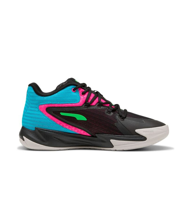 Zapatillas de Baloncesto Puma Dagger, Black Fluro Pink Pes, Hombre