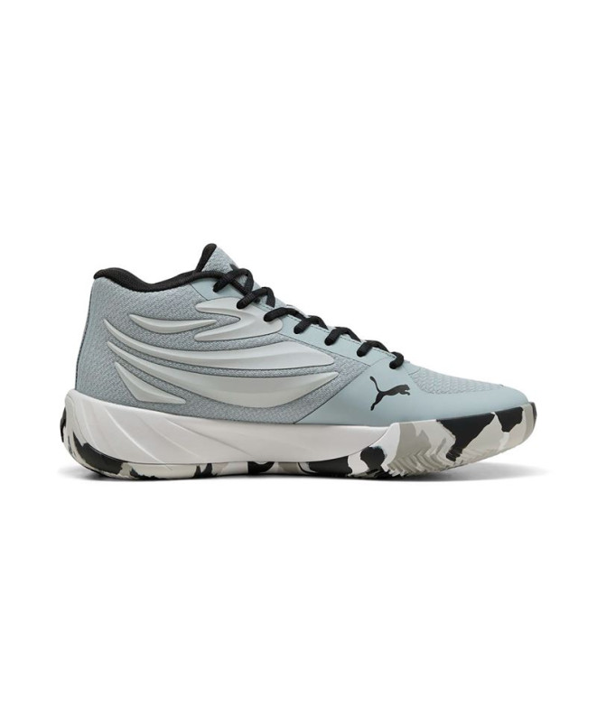 Zapatillas de Baloncesto Puma Court Pro Marble,Cool Mid Gray, Hombre