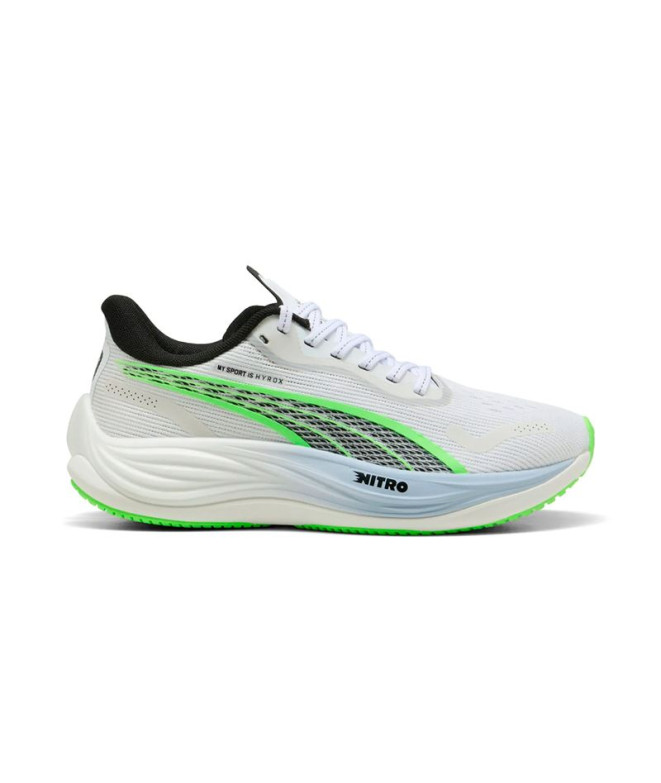 Sapatilhas Running de Puma Velocity Nitro 3 Hyr, Branco Frio, Mulher