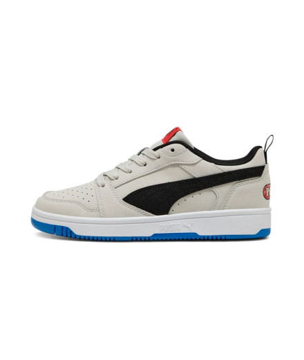 Chaussures Puma Rebound V6 Lo M,Glacial Gray, Enfant 2