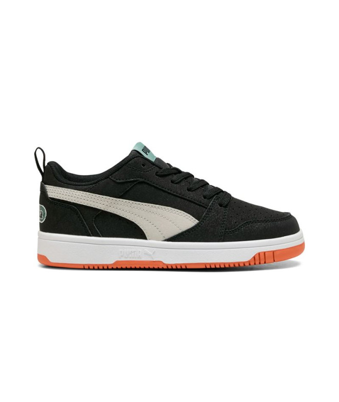 Sapatilhas Puma Rebound V6 Lo M, Preto Glac, Menino