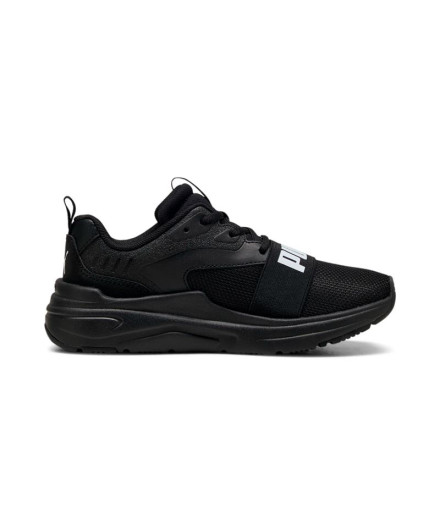 Zapatillas Puma Softride Wired 2 , Black, Niño