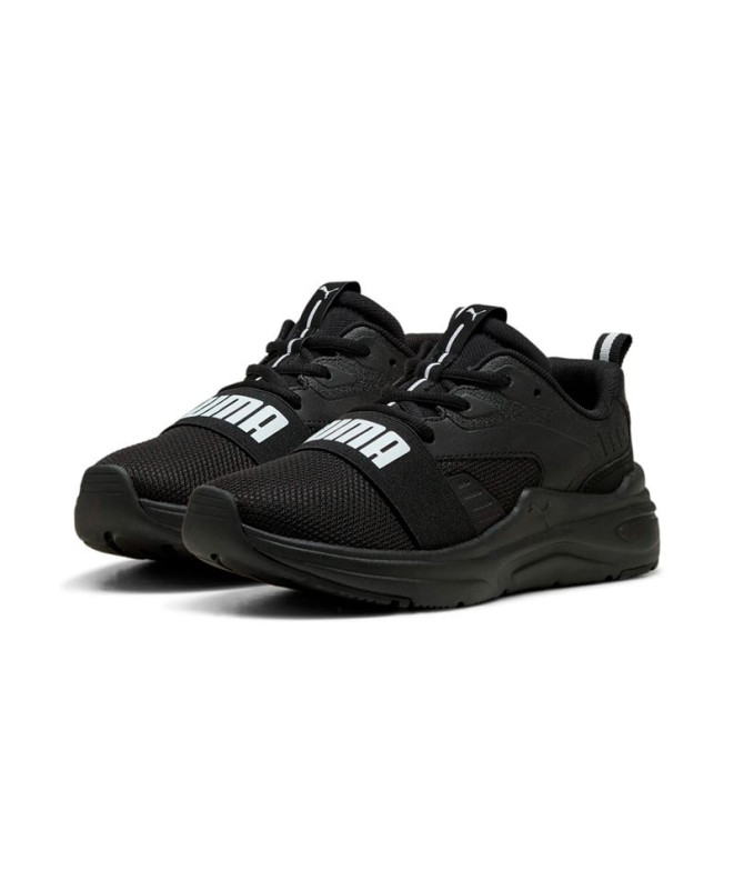 Zapatillas Puma Softride Wired 2 , Black, Niño
