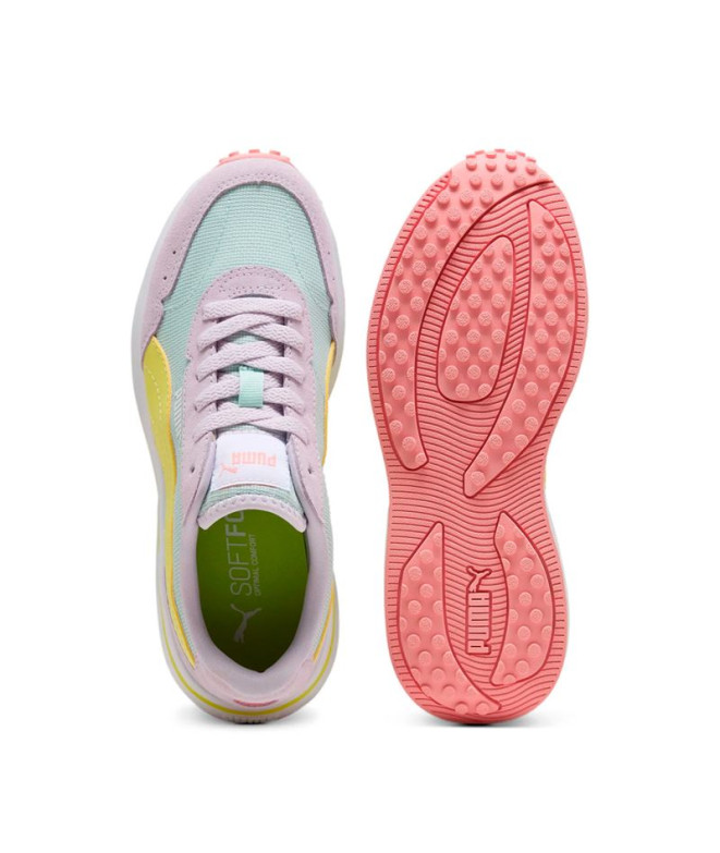 Zapatillas Puma R78 Glance,Lilac Frost Lemon...