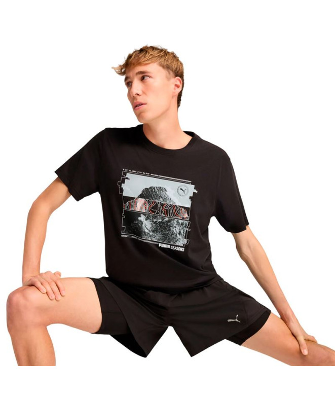 Camiseta de Running Puma Graphics Seasons Uni,...