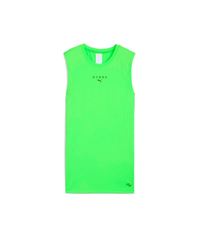 Camiseta Fitness de Puma M X Hyrox Cloud,Green Glare, Homem