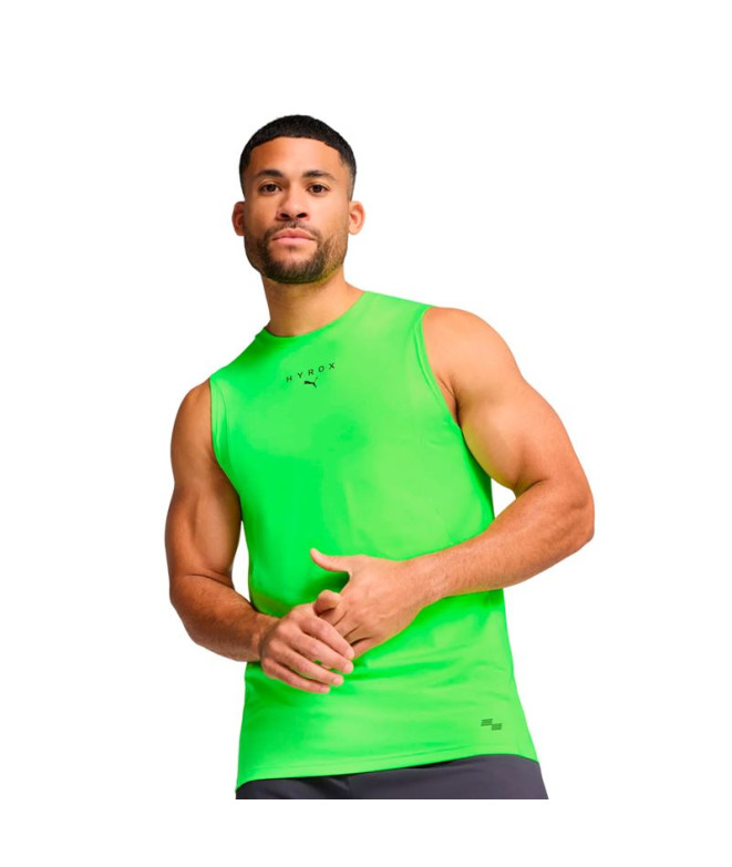 Camiseta Fitness de Puma M X Hyrox Cloud,Green...