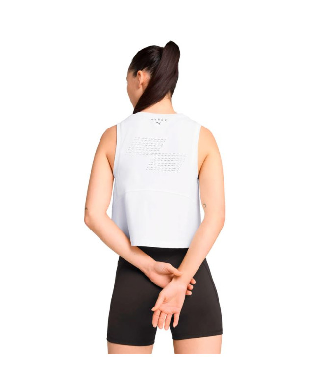 Camiseta Fitness de Puma W X Hyrox Cloud, Whi...