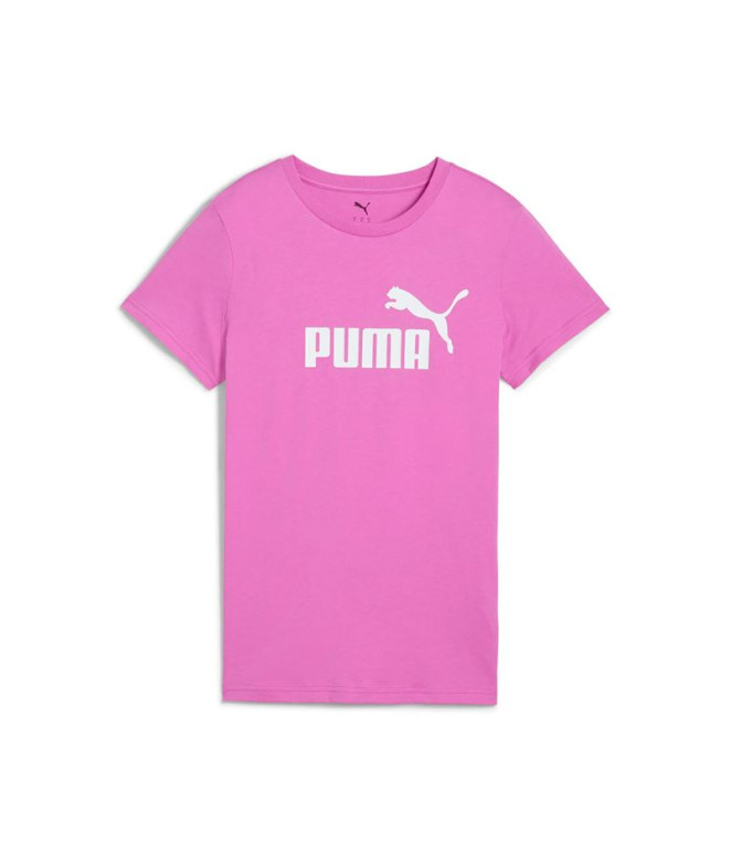 Camiseta Puma Essentials No. 1 Logo (,Wild Berry, Mujer