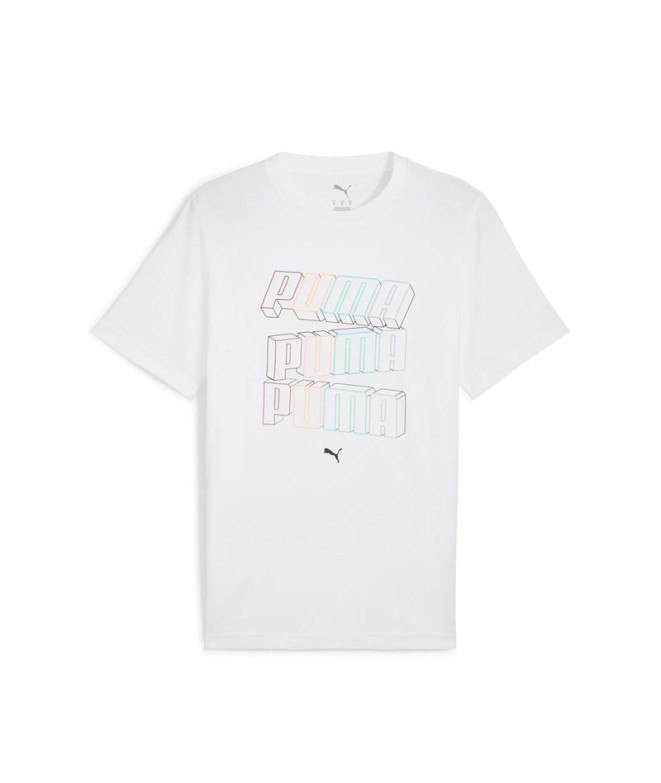 Camiseta Puma Essentials Logo Lab Hog , branco, Homem