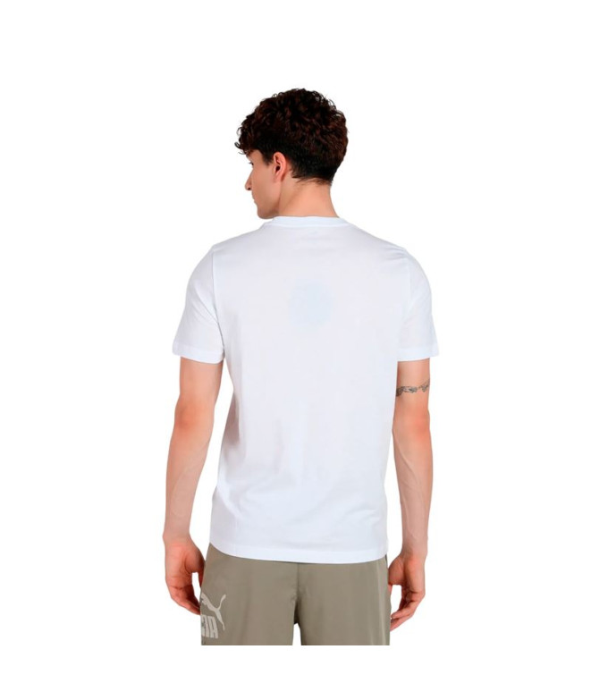 Camiseta Puma Essentials Logo Lab Hog , branco,...