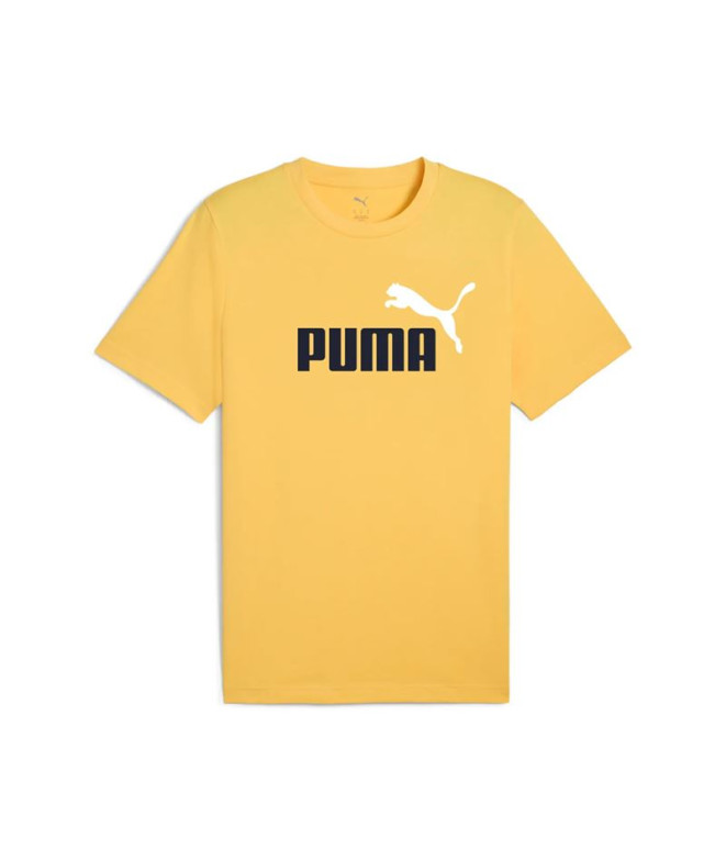 Camiseta Homem T-shirt com logótipo Puma Essentials 2 Color No. 1 Sunny Yellow