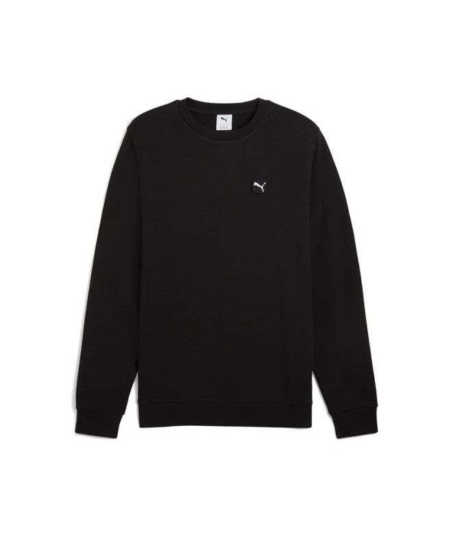 Sudadera Puma Essentials Elevated Crew TR Hombre Black
