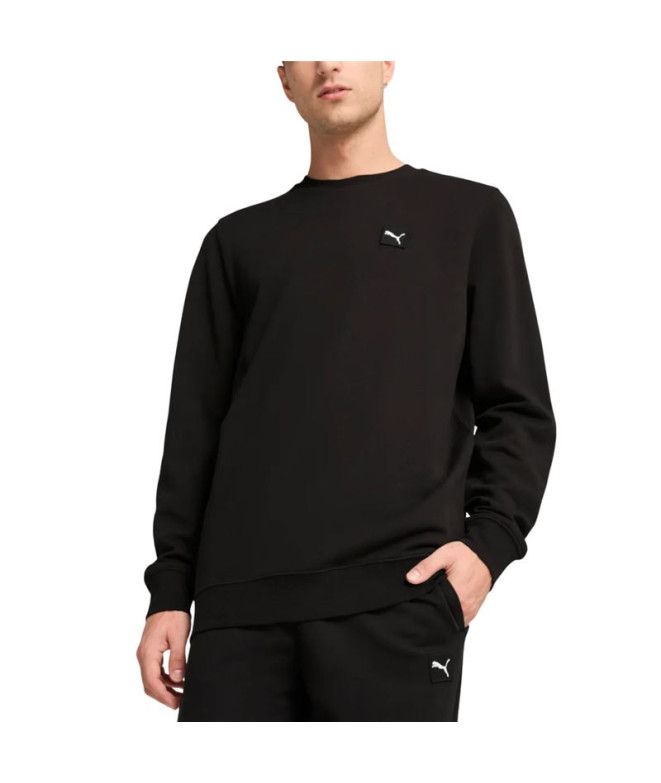 Sweat Homme Puma Essentials Elevated Crew TR Noir