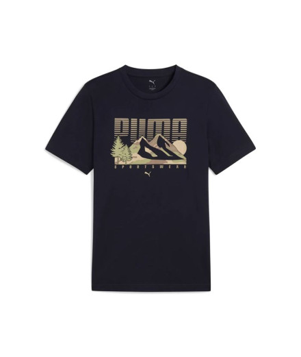 T-shirt Homme Puma Graphics Mountain Tee New Navy T-shirt Homme Puma Graphics Mountain Tee New Navy