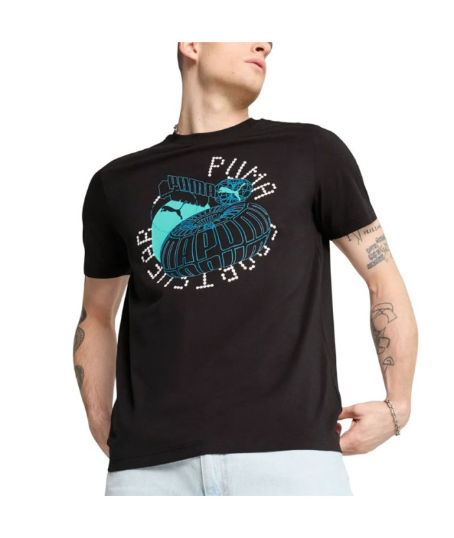 T-shirt Homme Puma Graphics Execution Tee Noir