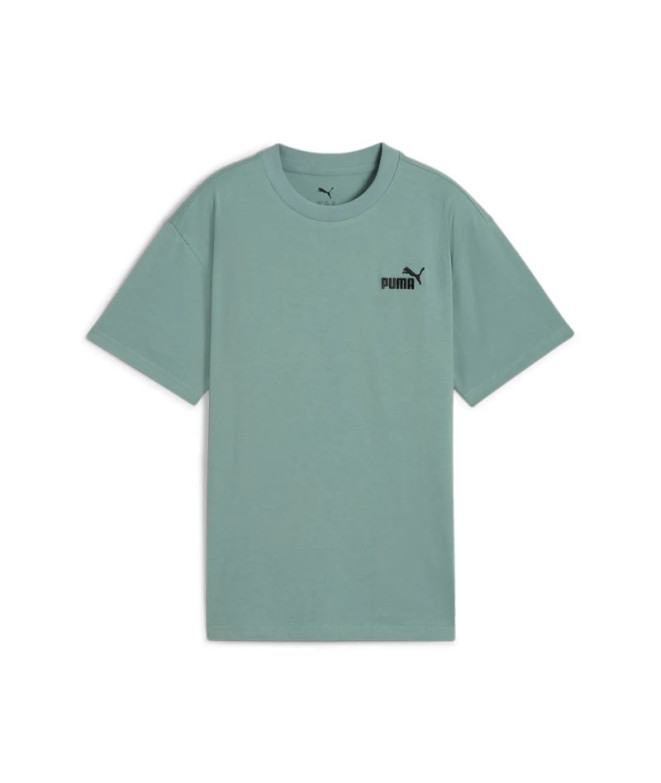 Camiseta Menino T-shirt Puma Essentials Small No. 1 Logo Relaxed B Green Moon