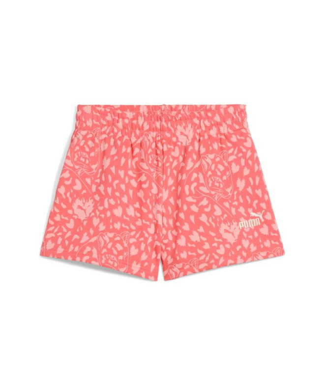 Pantalones Puma Flaming Love Aop Hig Niña Peach Frost