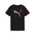 Camiseta Menina Puma Essentials Graphic II G Preto