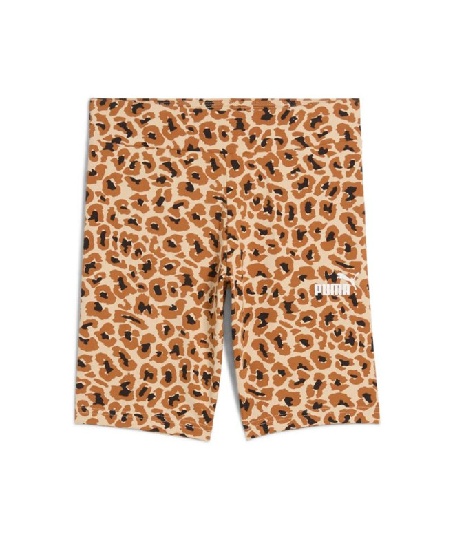 Malhas Leggings Menina Puma Essentials Animal Aop Short G Light Sand