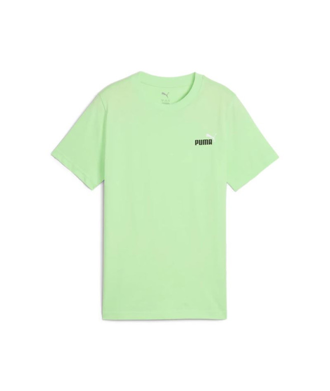 Camiseta Menino T-shirt Puma Essentials 2 Color Small Small No. 1 Logo Tee B Spring Fern