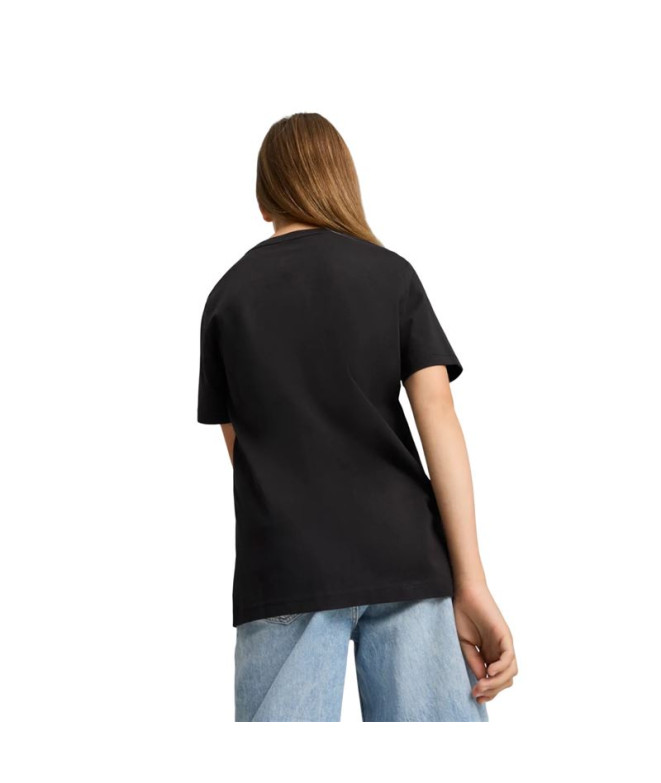 T-shirt Fille Puma Essentials Metallic Tee G Black