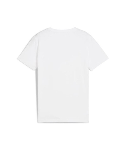 Camiseta Menina T-shirt metálica Puma Essentials G Branco 2