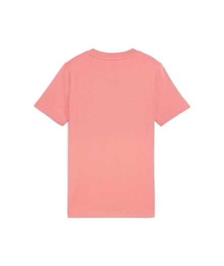 Camiseta Menina T-shirt metálica Puma Essentials G Pink... 2