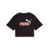 Camiseta Puma Essentials 2 Color No. 1 Logo? Menina T-shirt de comprimento curto G Preto