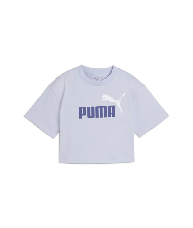 Camiseta Puma Essentials 2 Color No. 1 Logo? Menina T-shirt de comprimento curto G Cool Weather