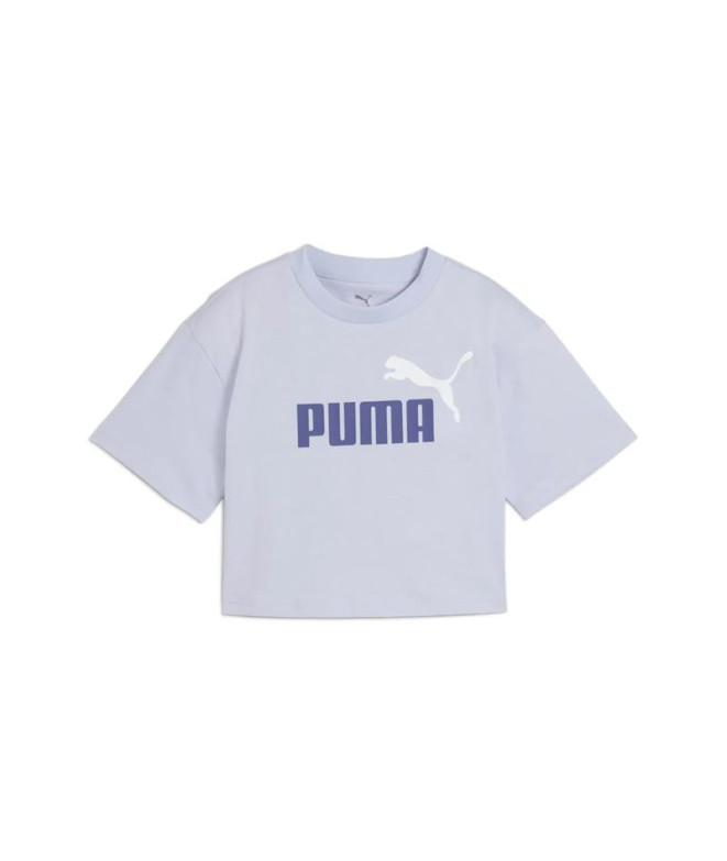 Camiseta Puma Essentials 2 Color No. 1 Logo? Short Length Tee G Niña  Cool Weather