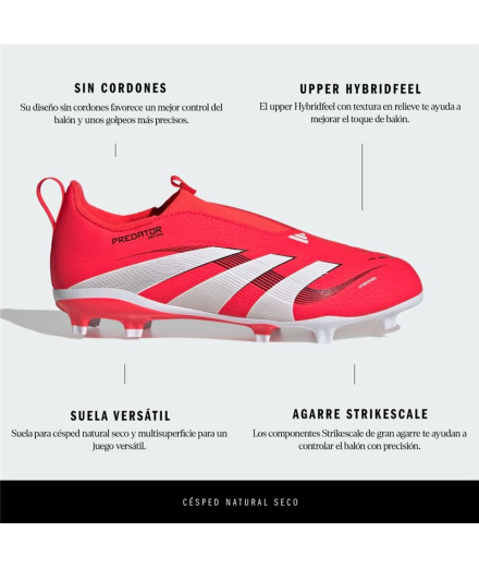 Futebol adidas Predator Infantil Liga Ll Fg/Mg Vermelho... 2